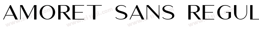 Amoret sans Regular字体转换